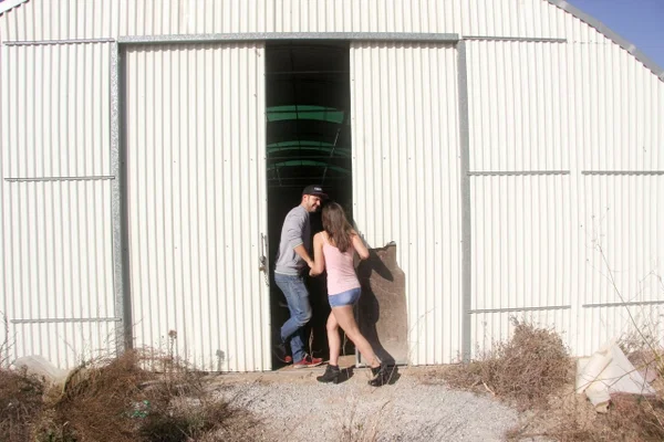 Hot Spanish chick Jimena Lago gets hardcore fuck & gooey facial in a warehouse  - Teen, Latina, Outdoor, European, Brunette, Cute, Pussy, Spreading  - Photo 5