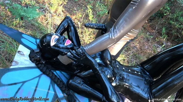 Big boobed fetish slut Latex Lara gets screwed outdoors by her kinky partner  - Latex, Fetish, Outdoor, Ass, PAWG, Non Nude  - Photo 15