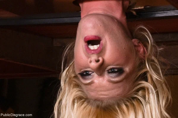 Blonde chick Riley Evans is forced into humiliating sex acts at a party  - Party, Bondage, BDSM, Blonde, White, Big Tits, Pussy, Public, Feet  - Photo 20