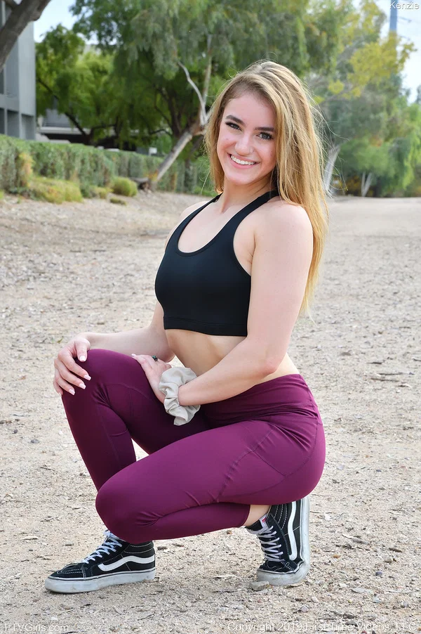 Hot blonde babe Kenzie enjoys public teasing with tiny tits & sexy ass  - Yoga Pants, Amateur, Cougar, Ass, Clothed, Babe, PAWG, Piercing, Sexy, Pretty  - Photo 5