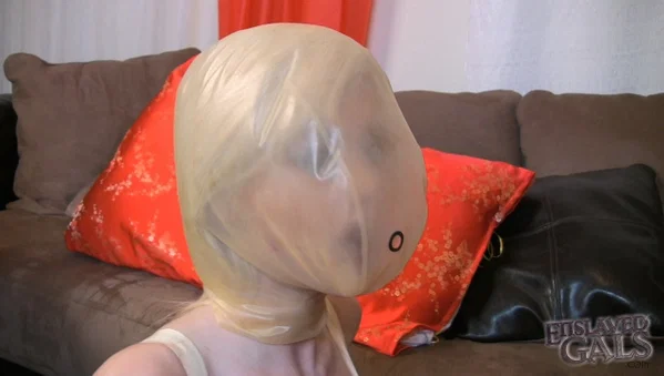 Latex-clad mistress enjoys breath play with her blonde teen sub Emily Parker  - Asian, Bondage, BDSM, Brunette, Big Tits, Cowgirl, Non Nude, Spreading  - Photo 7