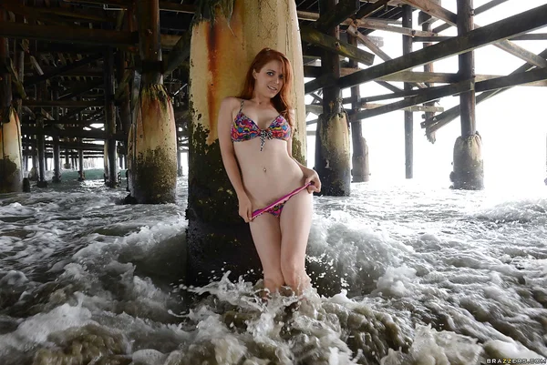 Big tits and hairy pussy of marvelous babe Penny Pax shown outdoor  - Outdoor, Hairy, Ass, Bikini, Legs, Big Tits, Panties, Natural Tits, Beautiful, Solo  - Photo 6