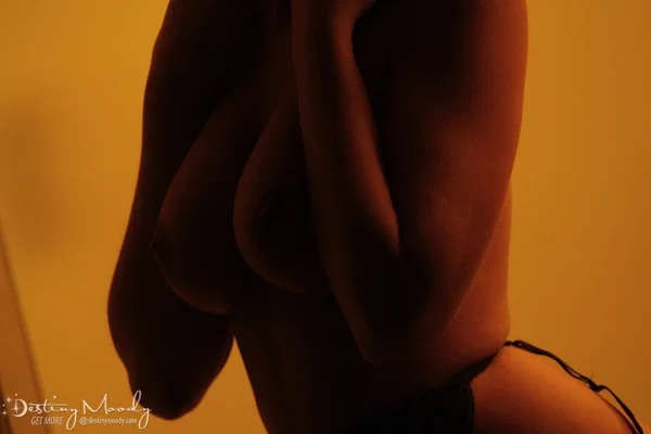 Brunette amateur Destiny Moody steps out of the dark to model nude  - Solo, Teen, Amateur, Pussy, Ass, Brunette, Panties, Close Up, Skinny, Nipples  - Photo 4