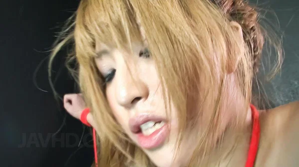 Skinny Japanese girl Hatsuka Kobayashi is masturbated while gagged and bound  - Japanese, Asian, Bondage, Hairy, Fingering, Fetish, BDSM, Skinny, Face, Pussy  - Photo 15