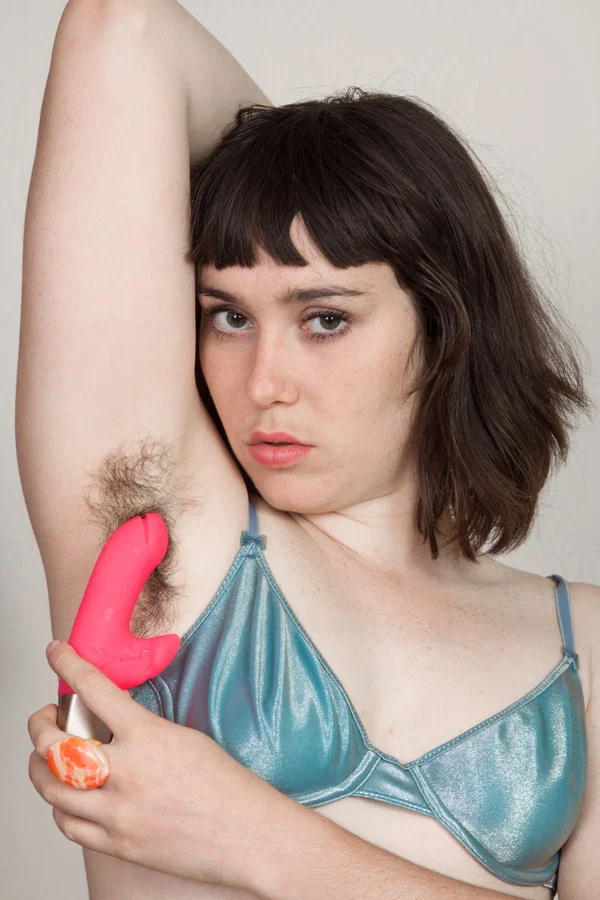 Brunette chick with tiny tits Barb strips naked and toys her hairy snatch  - Hairy, Amateur, Pale  - Photo 5