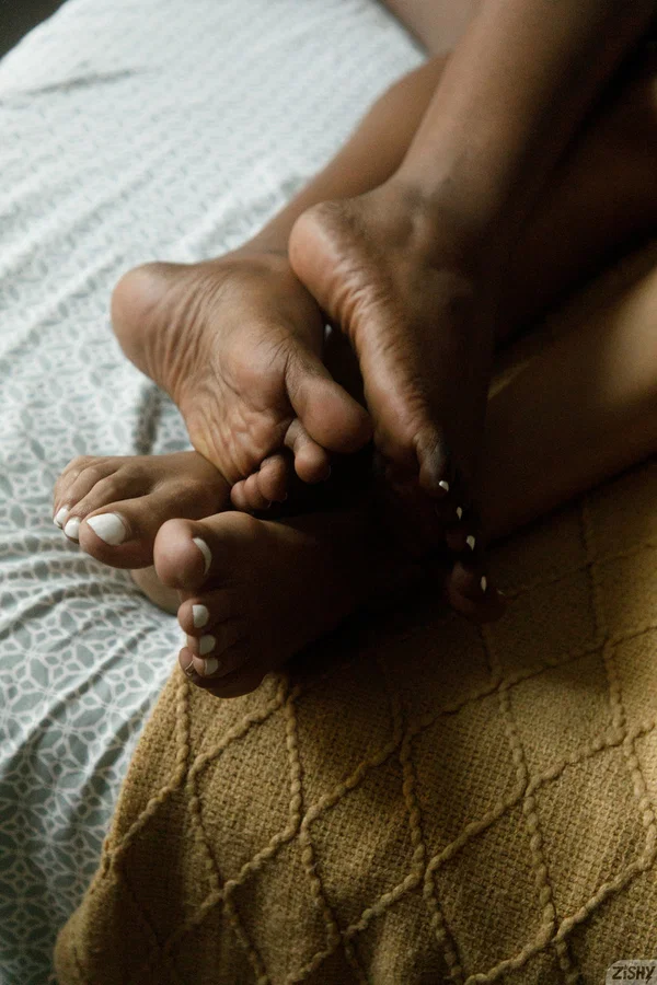 Sexy lesbian Kelsey Jones & her ebony GF Dee Richards get naked & cuddle  - Ebony, African, Amateur, Panties, Beautiful, Non Nude, Pretty, Pussy, Lesbian, Solo  - Photo 6