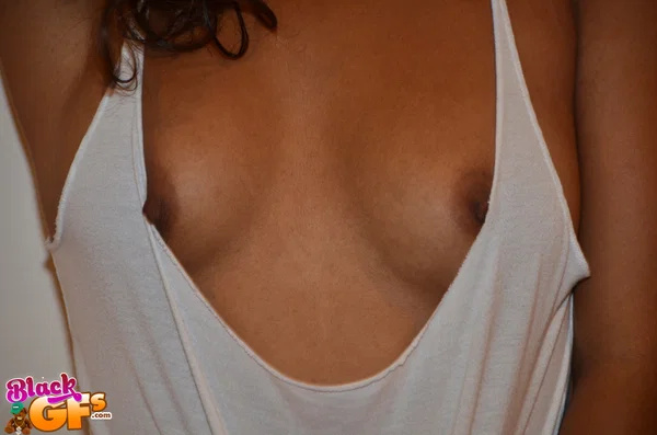 Amateur ebony Loni Legend is showing off her nice boobies!  - Ebony, Hairy, Amateur, Teen, Nipples, African, Close Up, Tiny Tits, Pussy, Spreading  - Photo 4