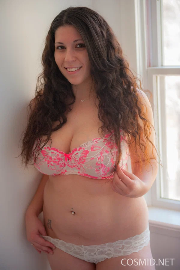 Sexy BBW undresses to model her sweet big saggy boobs and hot large ass  - Thick, Chubby, BBW, Amateur, Curvy, Saggy Tits, Big Tits, Jeans, Brunette, Nipples  - Photo 5