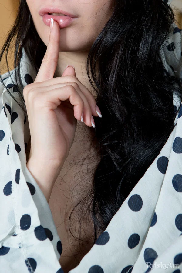 Dark haired solo model Josephine shows off her pretty feet and hairless vagina  - Teen, Shaved, European, Brunette, Babe, Legs, Spreading, Close Up, Face, Glamour  - Photo 9