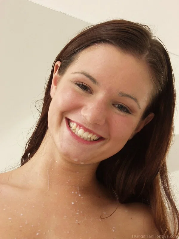Brunette teen Jana Mrazkova gets her clothes wet and masturbates with milk  - Wet, Bath, Face, Petite, Tiny Tits, Czech, Pornstar, Masturbation, Ass, Natural Tits  - Photo 21