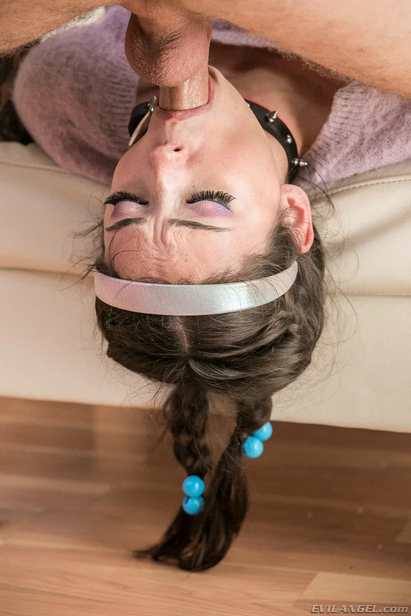 Brunette Ashly Anderson gets fucked and facialized by Bryan Gozzling  - Facial, Deepthroat, Face, Ass Fucking, Blowjob, Teen, Pigtails, Pussy, Oiled, Close Up  - Photo 10