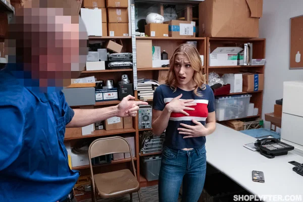 Blonde teen Kasey Miller gets fucked during a strip search for shoplifting  - Cumshot, Reality, Jeans, Ass Fucking, Doggy Style, Blonde, Handjob, Teen, Cute, Hardcore  - Photo 8