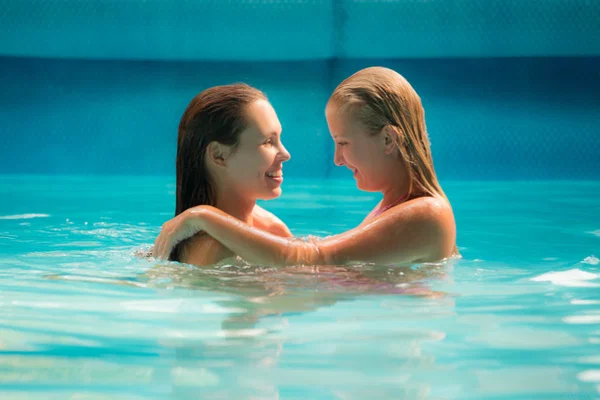 Teen lesbians Jenny Appach and her friend have sex in a small pool  - Pool, Lesbian, Wet, Teen, Bikini, Amateur, Petite, Pussy, Cute, Natural Tits  - Photo 1