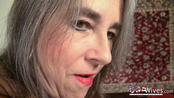 Frisky granny Marie-USA squeezing her juicy boobs and masturbating  - Granny, Mature, Hairy, BBW, Chubby, Curvy, Thick, Pussy, Close Up, Face  - Photo 4