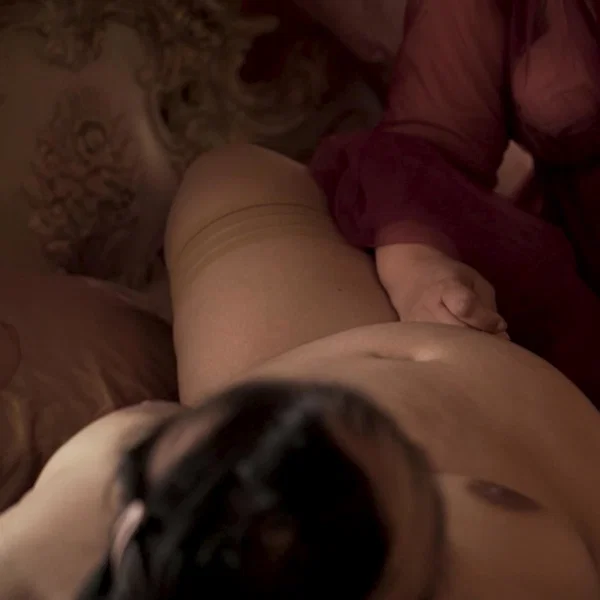 Two horny fat lesbians lick each other's big tits and cuddle on a bed  - BBW, Curvy, Thick, Lesbian, Chubby, Latina, Non Nude, Feet, European  - Photo 9