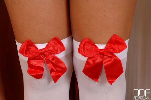 Beautiful MILF Eve Angel looks a dream in her sexy Xmas outfit  - Christmas, Stockings, Close Up, MILF, Legs, Babe, Pussy, High Heels, Hairy, Face  - Photo 3