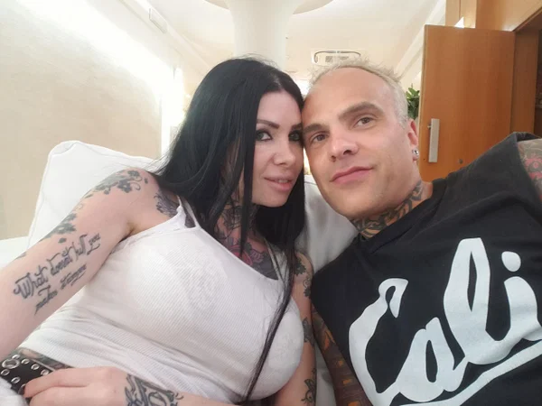 Tatted chick Megan Inky sports a creampie after close up sex with an inked man  - Tattoo, Piercing, Fetish, POV, Curvy, Thick, MILF, Big Tits, Pussy, Chubby  - Photo 1