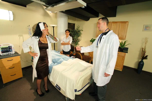 Naughty doctor Angelina Valentine has hardcore sex with a hung patient  - Latina, Doctor, Uniform, MILF, Reality, High Heels, Clothed, Stockings, Big Cock, Deepthroat  - Photo 5