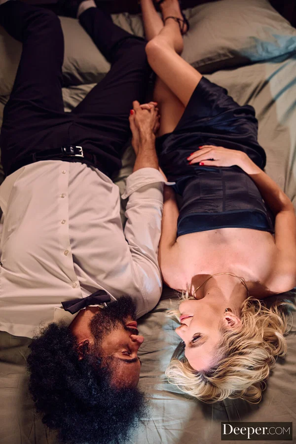 Pornstar Kenna James getting double banged in an interracial threesome  - MMF, Double Penetration, Threesome, Fetish, Interracial, BDSM, Anal, Pornstar, Bondage, Handjob  - Photo 8