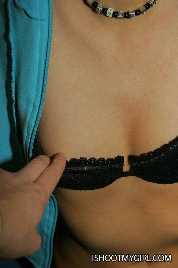 Cute teen Tanya shows her small tits with puffy nipples & her tongue piercing  - Reality, Tiny Tits, Teen, Petite, Undressing, Jeans, Amateur, Cute, Close Up, European  - Photo 9