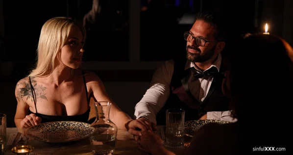 Sinful XXX featuring Angie Lynx, Charlie Dean, Lorenzo Viota Naked Pictures  - Pornstar  - Photo 1