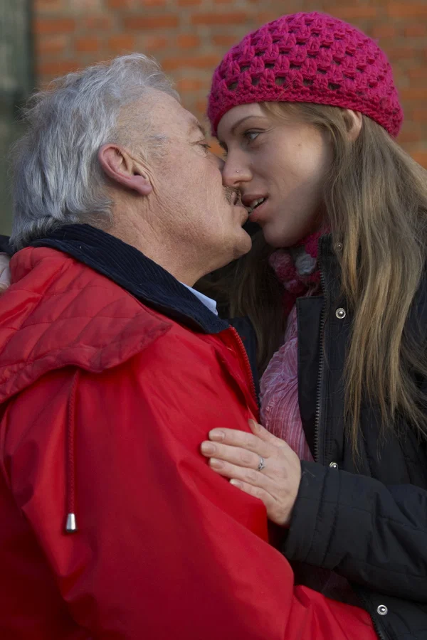 Lovely teen Olga Bartz screws an old dude she met at the church  - Old Young, Teen, Old Man, Blowjob, Doggy Style, Cute, Kissing, Hardcore, Ass Fucking, Outdoor  - Photo 1