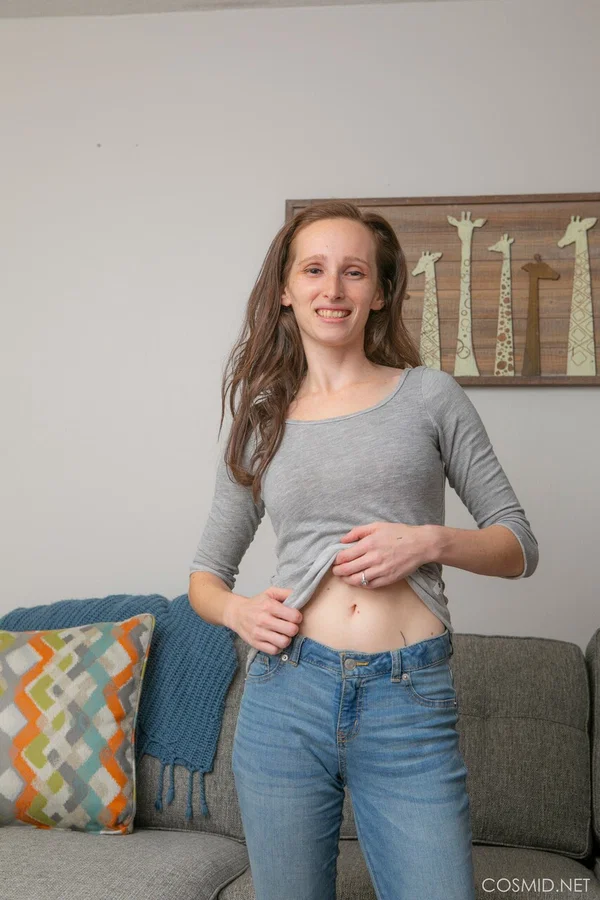 Amateur solo girl shows her naked butt and pussy after removing jeans  - Jeans, Ass, Feet, Asshole, Legs, Clothed, PAWG, Panties, Spreading, Pussy  - Photo 2