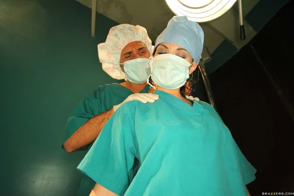 Sexy nurse Andy San Dimas gets fucked by a big dicked doctor at the hospital  - Pornstar, Sexy, Uniform, Spreading, Pussy, Blowjob, Handjob, Feet, Non Nude  - Photo 2