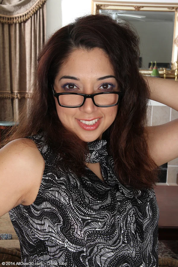 30 plus female Kimberly Henessey shows her trimmed pussy with red nails  - Nipples, MILF, Big Tits, Clothed, Hairy, Spreading, Glasses, High Heels, Upskirt  - Photo 2
