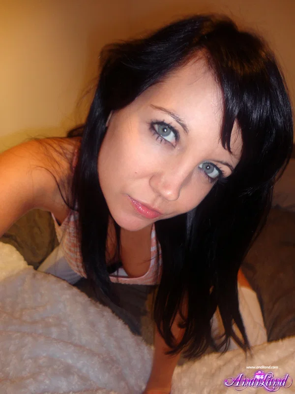 Brunette teen Andi Land takes selfies of her nice tits and sweet pussy  - Panties, Amateur, Undressing, Skinny, Babe, Feet, Teen, Cute, Beautiful, Close Up  - Photo 2