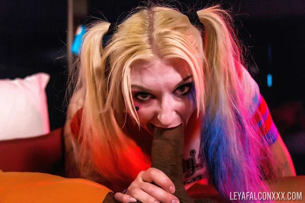 Kinky blonde Leya Falcon gives a big black cock a doggystyle anal ride  - Cosplay, Anal, Interracial, Boots, Ass Fucking, POV, Pigtails, Pussy, Blowjob, Hardcore  - Photo 3