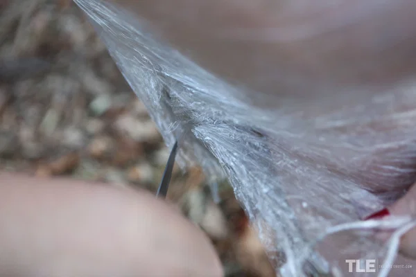 Pale redhead Madison Missina restrained yourself to a tree with plastic wrap  - Pale, Fetish, Outdoor, Teen, Big Tits, Close Up, Shorts, Cute, Spreading, Babe  - Photo 10