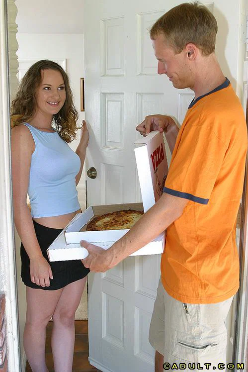 Pizza guys hunt for very tasty pussy of super hot milf Holly Day  - Handjob, MILF, Blowjob, Reality, Big Cock, Clothed, Skirt, Threesome, Facial, Cum In Mouth  - Photo 2