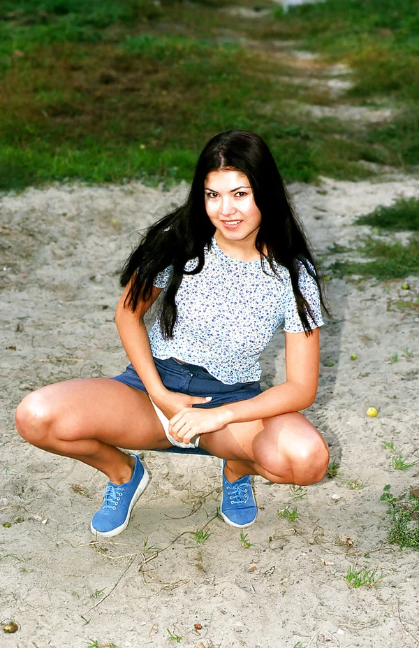 Voluptuous teen getting horny and masturbating her pussy outdoor  - Teen, Outdoor, Babe, Big Tits, Ass, Beautiful, Spreading, Cute, Pussy, Solo  - Photo 4