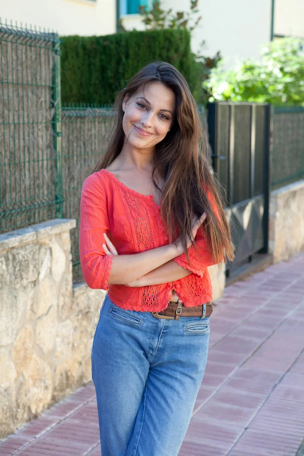 Beautiful brunette teen Lorena B unveils her hairy pussy and poses in a solo  - Teen, Cute, Beautiful, Glamour, Sexy, Outdoor, Model, Spreading, Babe, Solo  - Photo 20