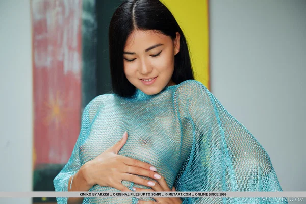 Beautiful Asian teen Kimiko gets totally naked on a tabletop  - Asian, Solo, Ass, Beautiful, Shaved, Glamour, Tiny Tits, Feet, Pussy, Close Up  - Photo 3