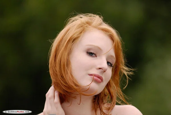 Natural redhead removes sheer lingerie to pose nude in black heels  - Redhead, Beautiful, Teen, Pretty, Babe, Glamour, Solo, Model, Cute  - Photo 13
