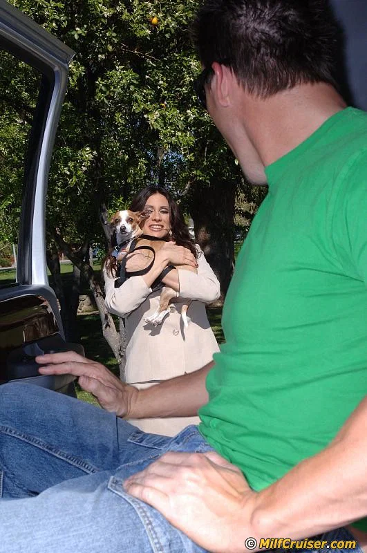 Mature latina slut Sheila Marie sucks and rides a hard dick in the car  - Latina, Mature, Big Tits, Hardcore, Panties, Blowjob, Cowgirl, Ass, Outdoor, Glasses  - Photo 4