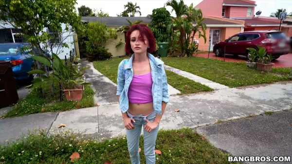 Redhead cutie Lola Fae enjoys assfucking and warm cum in the car  - Hardcore, Teen, Anal, Amateur, Redhead, Reality, Jeans, Petite, Short Hair, Skinny  - Photo 3