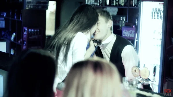 Asian teen Paula Shy has sexual intercourse after seducing a bartender  - Asian, Teen, Cute, Model, Party, Natural Tits, Glamour, Brunette, Big Tits, Pussy Licking  - Photo 2