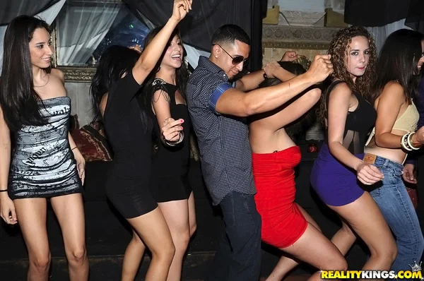Clubbing chicks Jennifer and Alexa Rydell have sex inside nightclub  - Party, Latina, Big Tits, Reality, Ass, Facesitting, Brunette, Panties, Nipples, Pussy  - Photo 1