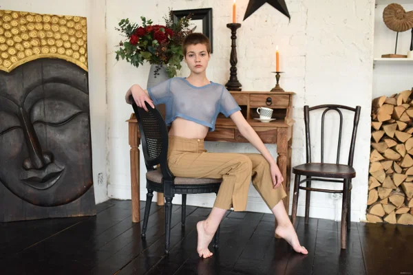 Erotic Beauty starring Jerricka Porn Gallery  - Short Hair, Petite, Teen, Erotic, Perfect, Ass, Beautiful, Glamour, Solo, Pale  - Photo 1