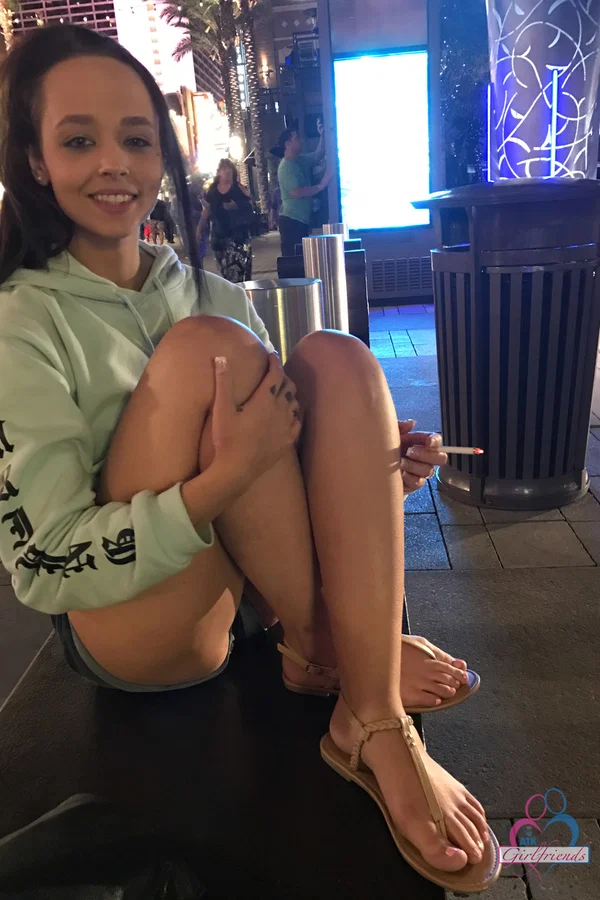 Colombian girlfriend Emily Cash flaunts her sexy feet in her solo compilation  - Colombian, Sandals, Girlfriend, Smoking, Shorts, Feet, Public, Amateur, Latina, Non Nude  - Photo 11
