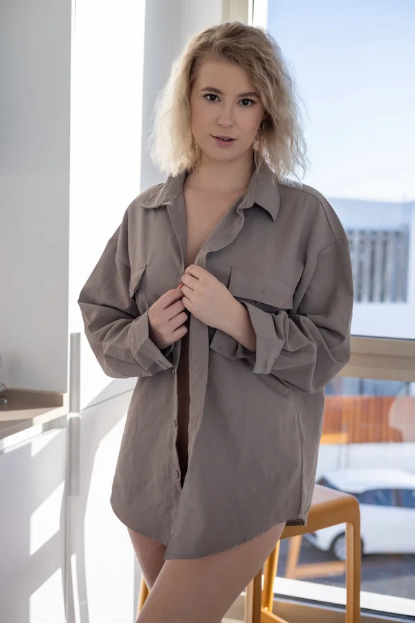 Sex Art performed by Casey Naked Pictures  - Short Hair, Masturbation, Kitchen, Ass, Asshole, Tiny Tits, Spreading, Amateur, PAWG, Pussy  - Photo 1