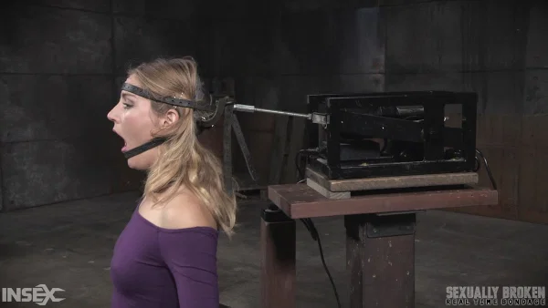 Restrained blonde Mona Wales is throat fucked by white and black cocks  - Bondage, Deepthroat, Blonde, Interracial, MILF, Cum In Mouth, Nipples, Cumshot, BDSM, Facial  - Photo 3