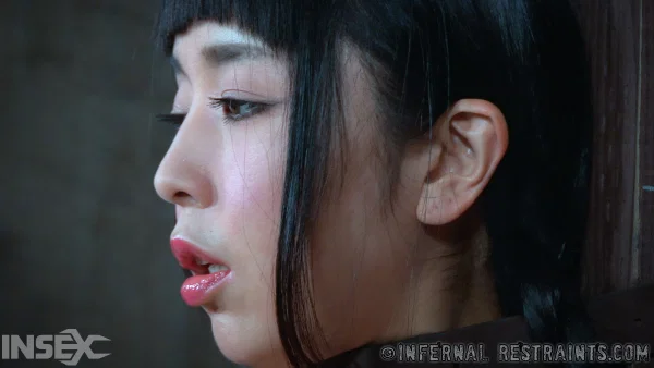 Naked Japanese MILF Marica Hase is masturbated while in bondage  - Japanese, BDSM, Asian, Bondage, MILF, Pussy, Feet, Spreading, Hairy, Skinny  - Photo 1