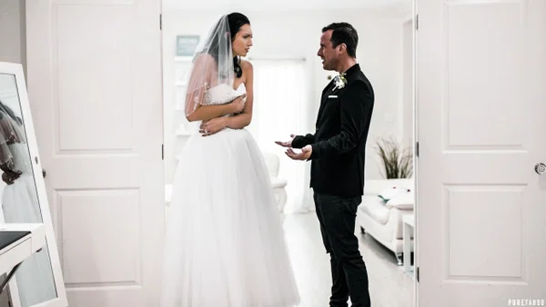 Teen bride Bella Rolland gets fucked by the groom's brother on her wedding day  - Wedding, Anal, Deepthroat, Cumshot, Reality, Hardcore, Facial, Doggy Style, Pornstar, Clothed  - Photo 6