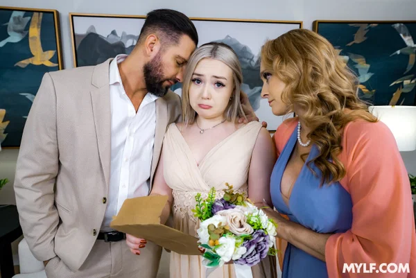 Chubby girl Eva Nyx and her stepmom Wendy Raine engage in threesome sex  - MILF, Amateur, Big Tits, Mom, Ass, Pornstar, PAWG, White, Lingerie, Family  - Photo 12