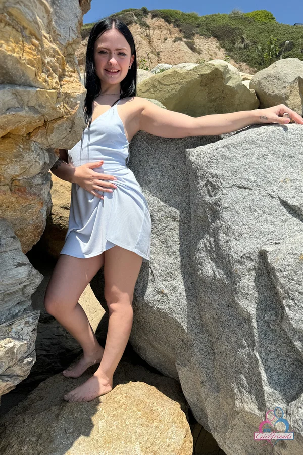 Solo girl Imani Valor shows off her bald pussy in various indoor and outdoor loc  - Girlfriend, Amateur, Pussy, Feet, Outdoor, Big Clit, Spreading, Legs, Non Nude  - Photo 16