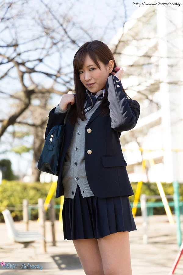 Japanese schoolgirl pulls down her cotton underwear during upskirt action  - Japanese, Schoolgirl, Asian, Teen, Socks, Ass, Panties, Skirt, Outdoor, Clothed  - Photo 2